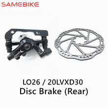 Charger l&#39;image dans la galerie, Pièces de frein à disque avant et arrière d&#39;origine pour SAMEBIKE, remplacement de frein à disque, vélo électrique, vélo électrique, 20LVXD30 et (V2), LO26
