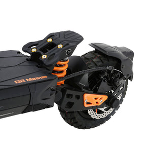 KuKirin G2 Master Scooter électrique, pneus pneumatiques tout-terrain de 10", 1000 W x 2, double moteur, batterie 52 V, 20,8 Ah, portée maximale de 70 km, vitesse maximale de 60 km/h, freins à disque avant et arrière + amortisseur hydraulique