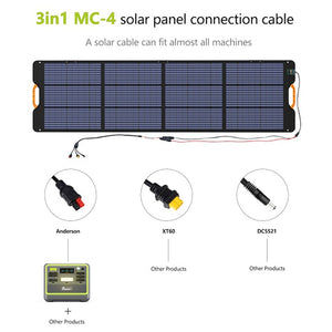 Câble de connexion de panneau solaire FOSSiBOT 3 en 1 MC4