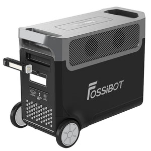 Centrale électrique portable FOSSiBOT F3600, générateur solaire LiFePO4 3840 Wh, sortie CA 3600 W, charge solaire maximale 2000 W, recharge complète en 1,5h