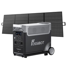 Charger l&#39;image dans la galerie, Centrale électrique portable FOSSiBOT F3600, générateur solaire LiFePO4 3840 Wh, sortie CA 3600 W, charge solaire maximale 2000 W, recharge complète en 1,5h
